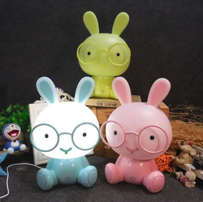 LED Night Light Touch Cartoon New Bunny Table Lamp