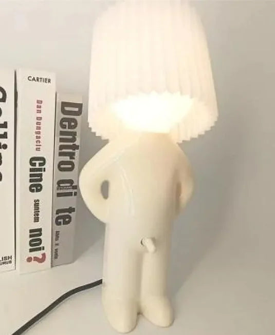 Little Boy Reading Lamp