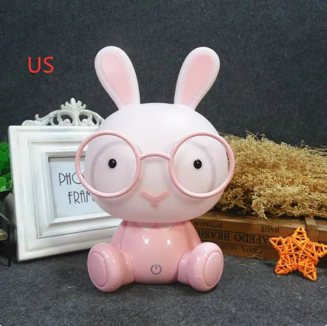 LED Night Light Touch Cartoon New Bunny Table Lamp