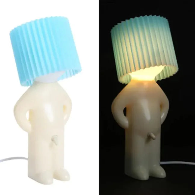 Little Boy Reading Lamp