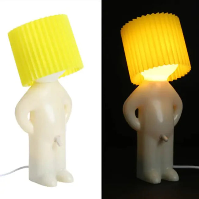 Little Boy Reading Lamp