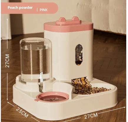 Automatic Pet Feeder Dog Basin Cat Bowl Supplies Water Dispenser