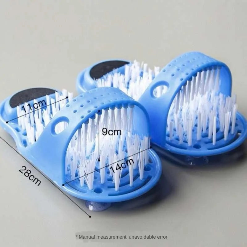 Shower Foot Scrubber Slippers