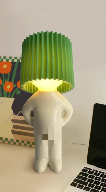 Little Boy Reading Lamp